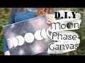 DIY Dimensional Moon Phases Canvas - A Cosmic Tutorial