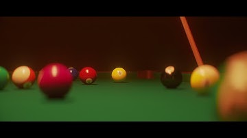 Pool Hall - Blender 3D Render