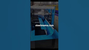 Customize downspouts and gutters of all sizes #rollformingmachine #roofsheet #machine #factory