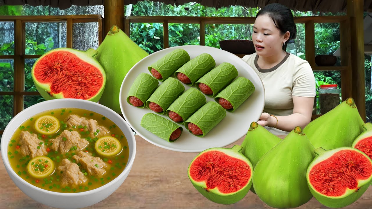 Cozy Alone Dinner in the Wilderness after Hard Day’s Loquat & Figs Harvest | Home Cooking