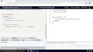 Change the Prototype to a New Objec   Object Or