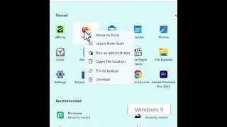 Windows 11 Taskbar Apps Management