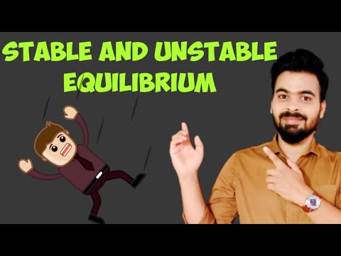 Stable and Unstable Equilibrium Concept Explained || Best video on Stable and unstable Equilibrium