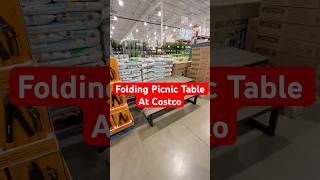 This folding picnic table at #Costco would be great for outdoor gathering. #picnictable #thecostpro
