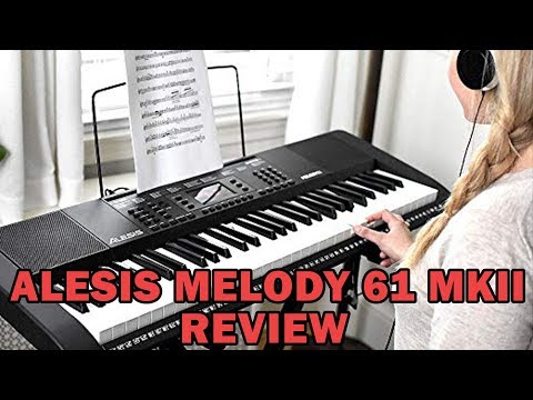 Alesis Melody 61 Microphone and Music Stand,Keyboard and microphone,for  Beginners 