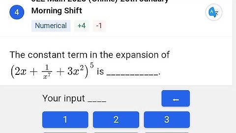 The constant term in the expansion of (2x+1/x^7 +3x^2)^5 is