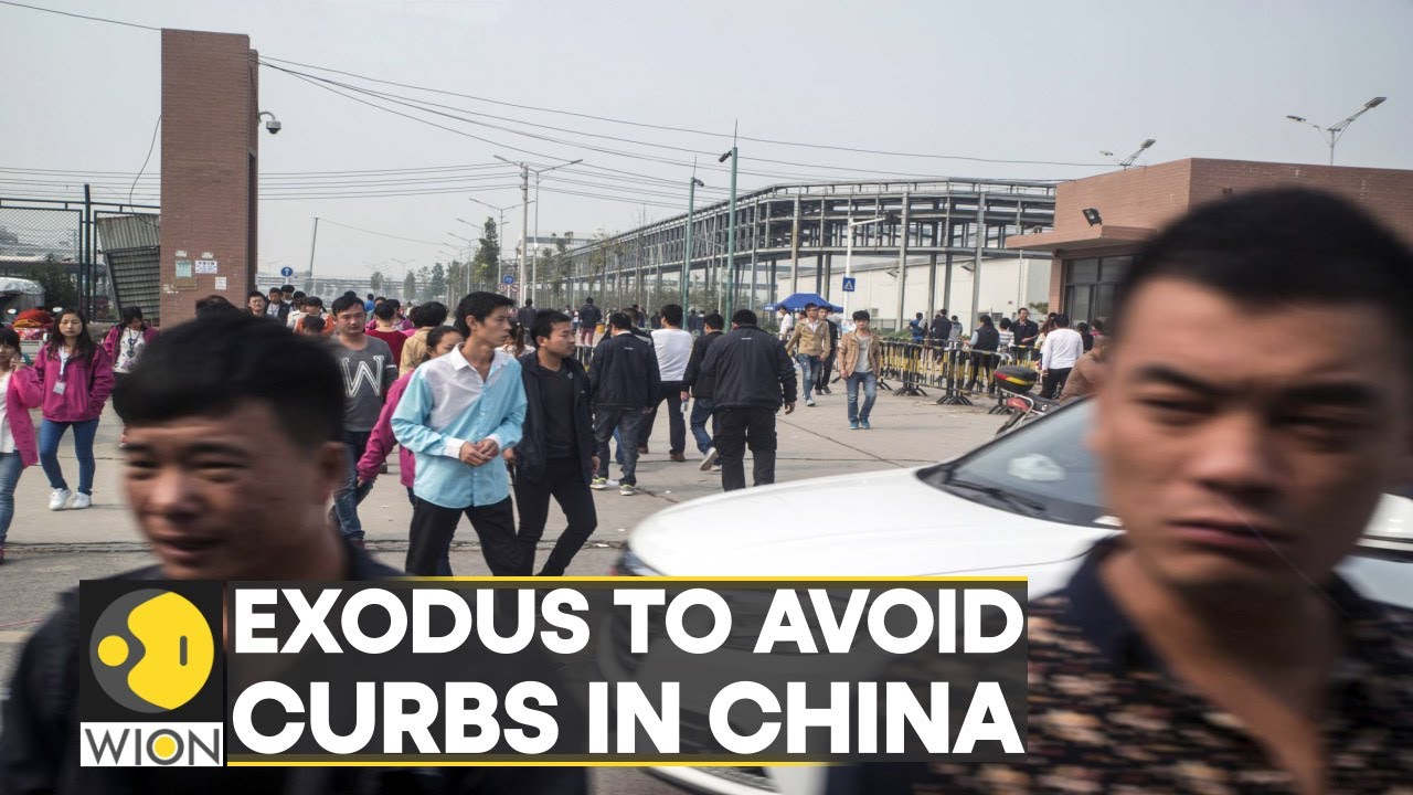 Workers flee manufacturing facility in China to avoid tightening covid-19 curbs | World News | WION