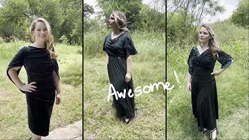*I Fixed Three Dresses From Ross!!* Adding Petal Sleeves, Flutter Sleeves, Raising Necklines