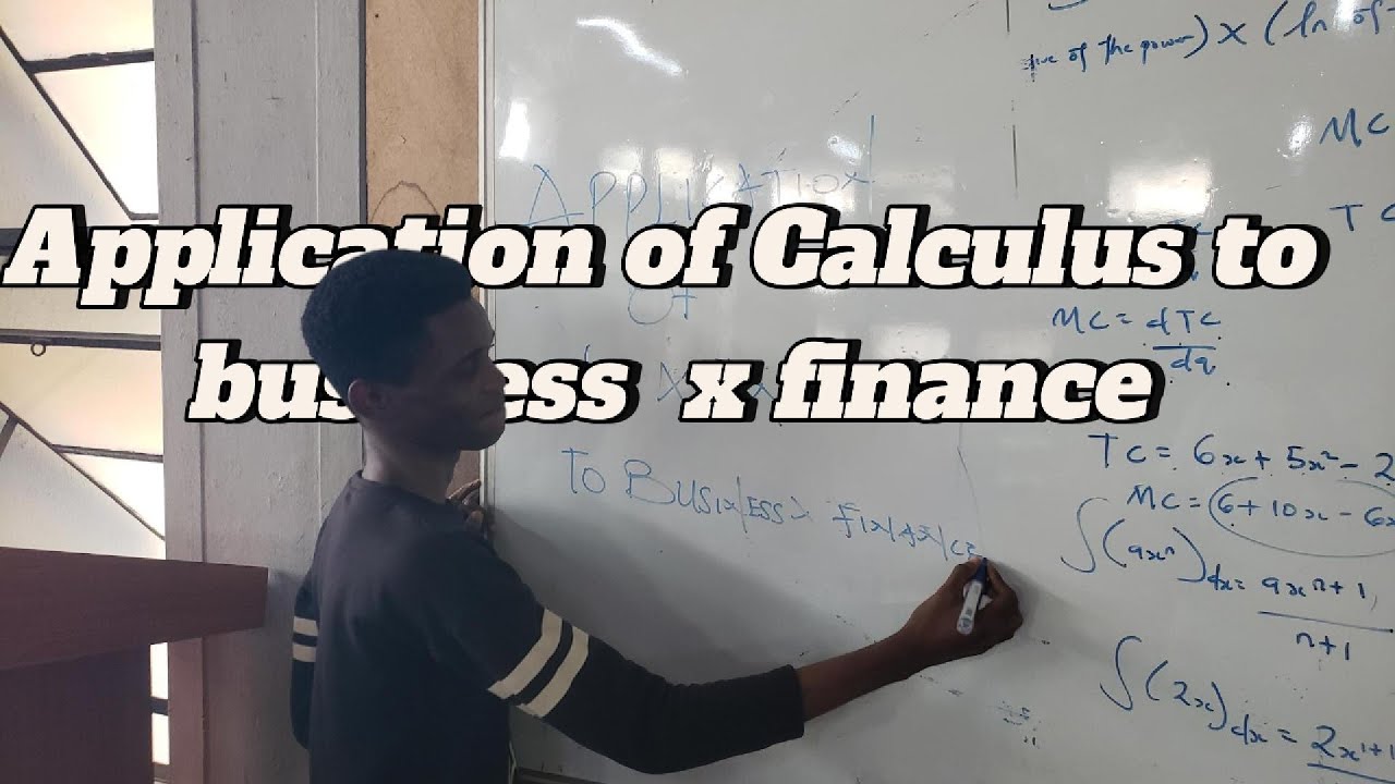 Application of Calculus to business and finance