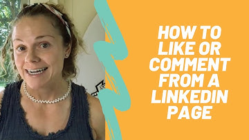 How To Like or Comment From a LinkedIn Page || LinkedIn Tips & Tricks