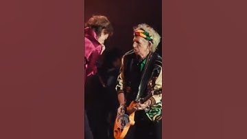 When Two Icons Light Up the Stage | #mickjagger #keithrichards #rollingstones #live #rock #80s #fyp