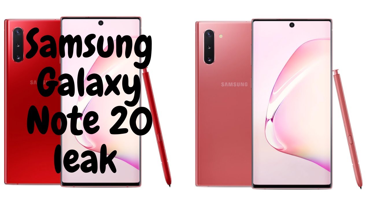 Samsung Galaxy Note 20 leak - samsung galaxy note 20 leaks have started!