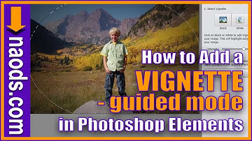How to Add a VIGNETTE in the GUIDED Mode in Photoshop Elements 15