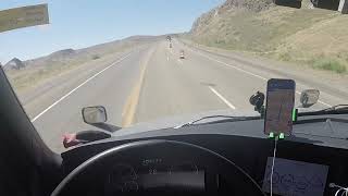 US 95 Mountain Road Footage With Construction