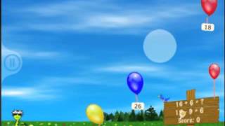 Math Balloons - Mathematics Training and Brain Teaser (Learning App for iPhone, iPad) screenshot 2