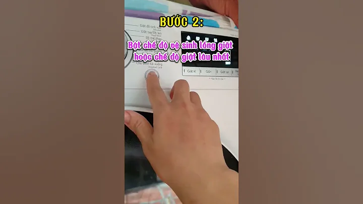 Cách vệ sinh máy giặt cửa trước