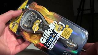 Gillette Fusion Proshield Razor Unboxing 퓨전 프로쉴드 플렉스볼 면도기 개봉기