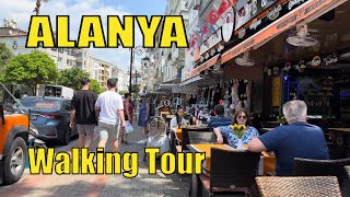 Alanya Walking Tour | Street Walking Tour Turkey 4K