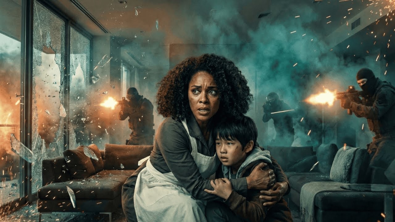 Black Nanny Took 3 BULLETS to Save the Mafia CEO’s Only Heir — He Proposed to Her in the Hospital