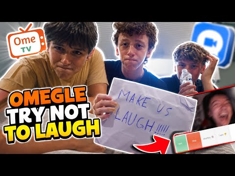 Trying not to laugh on OMEGLE (IMPOSSIBLE)