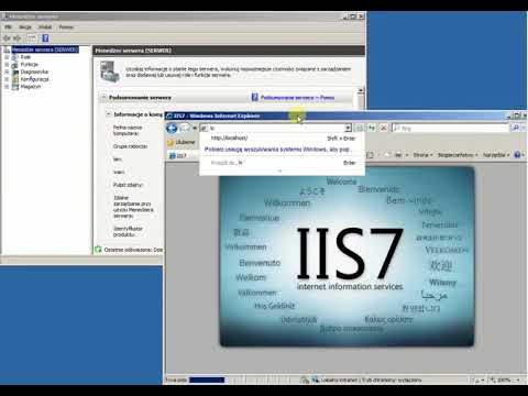 instalacja i konfiguracja serwera sieci Web(IIS)