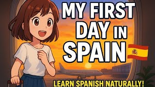 “CHAPTER 1 – My First Day in Spain 🇪🇸 | Learn Spanish Easily!”