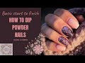 BASIC BEGINNER HOW TO DO DIP POWDER NAILS | start to finish DIY dip powder nails