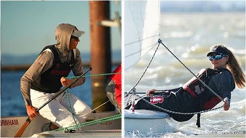 Stanford's Michelle Lahrkamp and Jack Parkin Sweep...