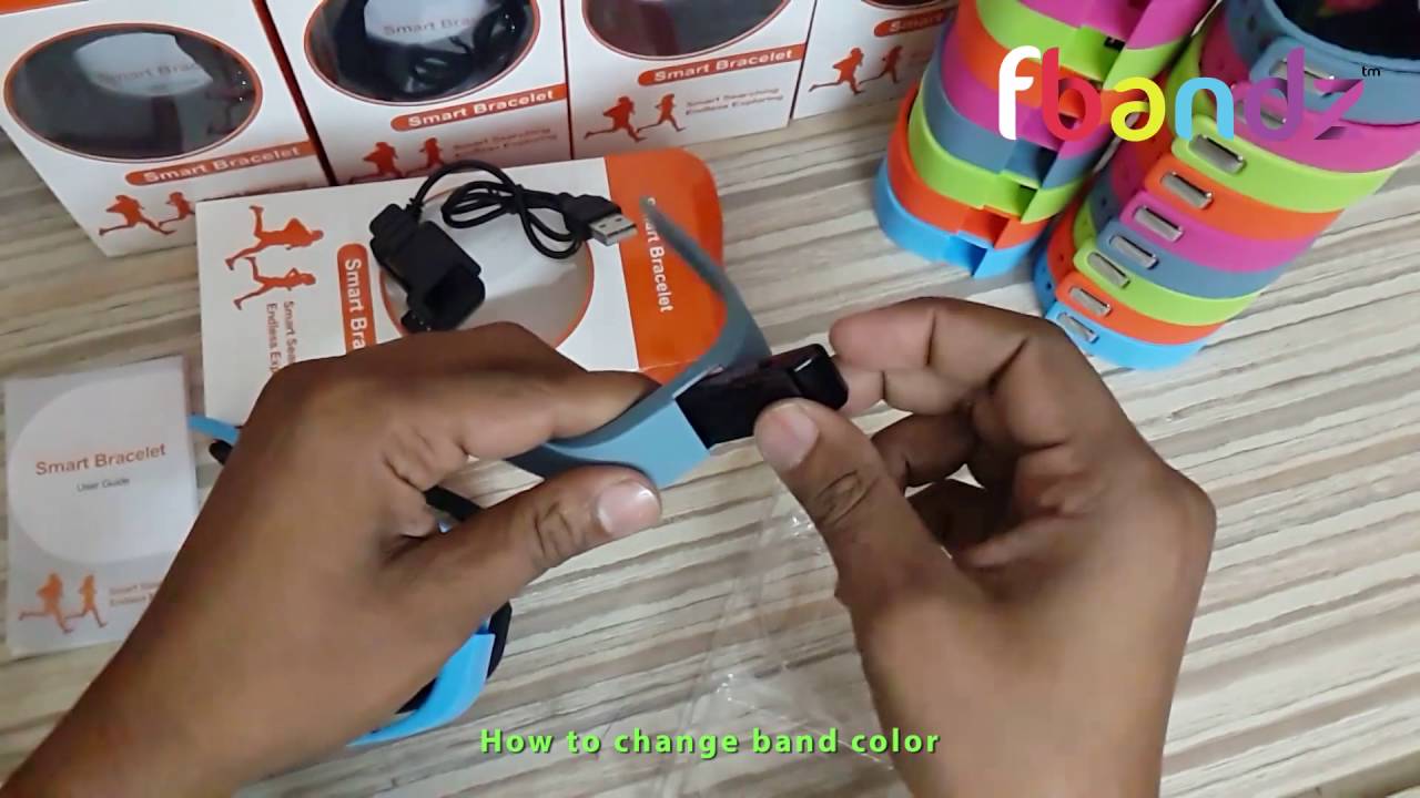 fbandz TW64 Smartband with 2 Additional Replacement Color Bands