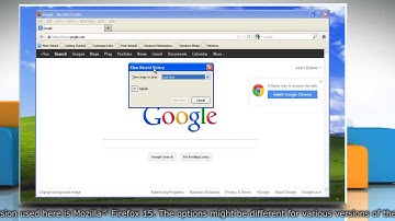 How to clear Mozilla® Firefox history in Windows® XP
