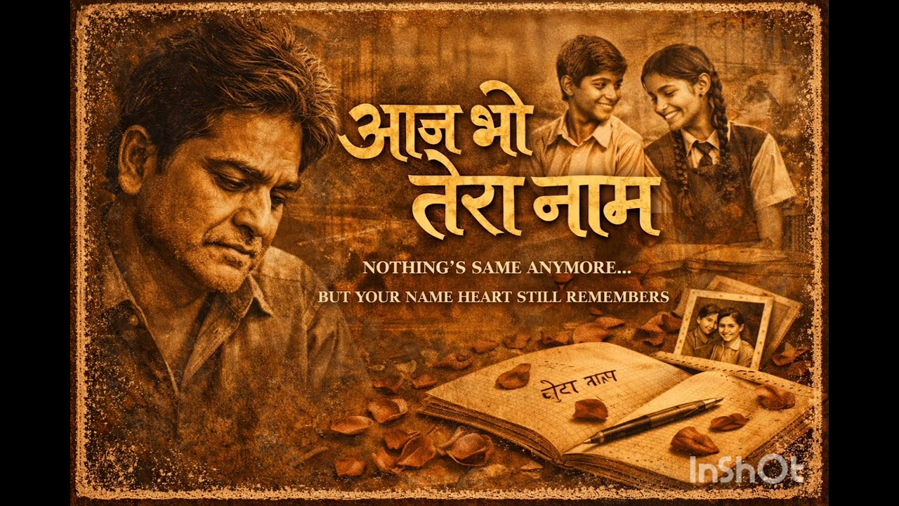 आज भी तेरा नाम | Old Love Sad Song | School Time Love | Heart Touching Hindi Song