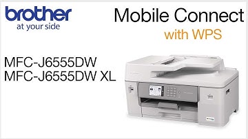 MFCJ6555DW set up wireless with WPS - mobile device