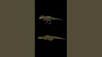 Dino walk cycle practice #shorts #3danimation #blender