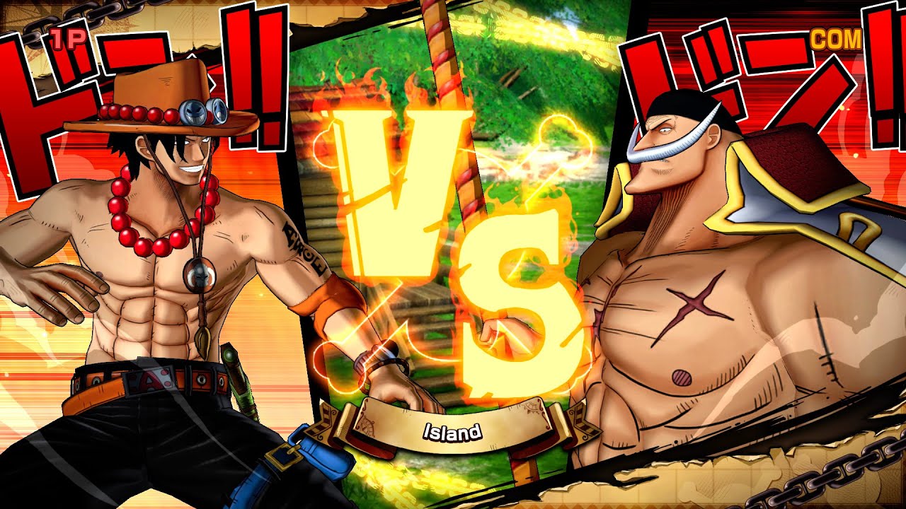 Ace vs Whitebeard One Piece Burning Blood YouTube
