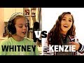 Whitney VS Kenzie [SINGING]