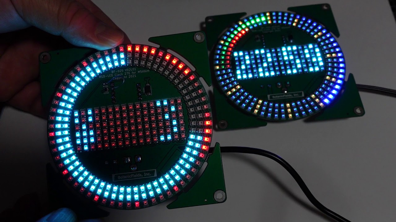 M5Atom 用 RGB LED 276 基板 — スイッチサイエンス