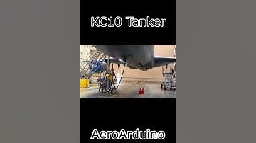 How Air Fuel Tanker KC10A Gear Swing Test #Aviation #Flying #AeroArduino