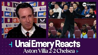 "IT'S A VERY GOOD RESULT" 🙂 | Unai Emery | Aston Villa 2-2 Chelsea | Premier League
