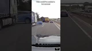 HGV Takes Out Car - Dashcam UK Road Rage, Bad Drivers