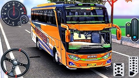 Euro Bus Driving Game Public Transportation 2024 Indonesia Bus Simulator Android Gameplay#1