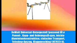 DeWalt Universal-Untergestell (passend fÃ¼r Paneel-, Kapp- und GehrungssÃ¤gen, leichte
