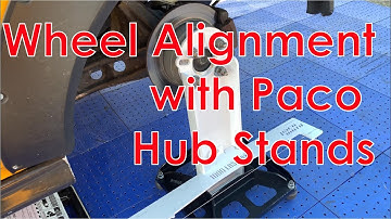 Track Alignment. Best way to check alignment at track with Paco Motorsports hub stands.