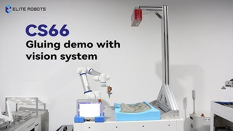 Elite Robots CS66 gluing demo - CS Series