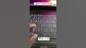 OPEN ACTION CENTRE TRICK ❗SHORTCUT , #technology #windows #tech