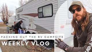 Wrapping Up Montana Winter Camping: Breaking Down the RV #movingon