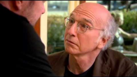 Ricky Gervais/Larry David staredown
