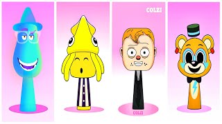 Numberlocks Sprunki Oc All Phase 4 Compilation