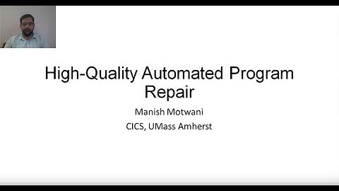 High Quality Automated Program Repair