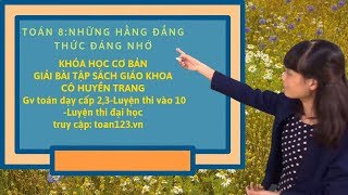 Toán 8 [Đại số] : Giải bài tập 16,17,18 trang 11 sgk tập 1