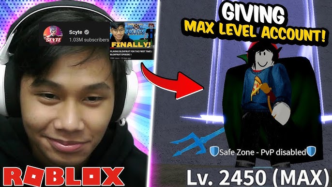 Giving @KristianPH BLOXFRUITS MAX LEVEL ACCOUNT!